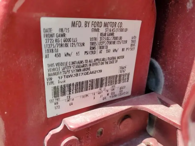 2016 FORD F350 SUPER DUTY  