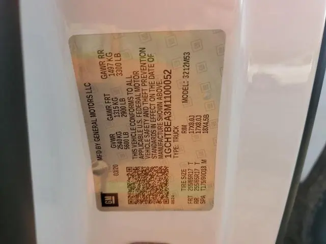 2021 CHEVROLET COLORADO   