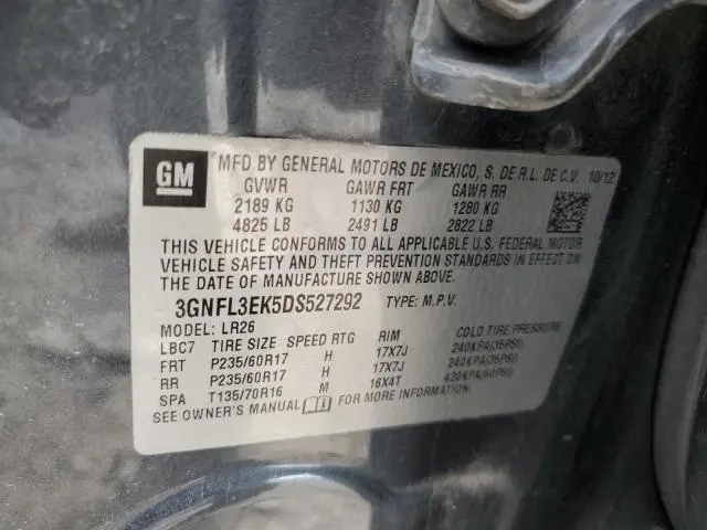 2013 CHEVROLET CAPTIVA LT  