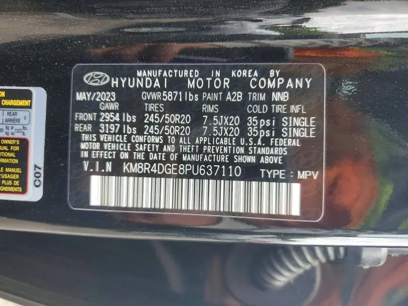 2023 HYUNDAI PALISADE SEL PREMIUM  