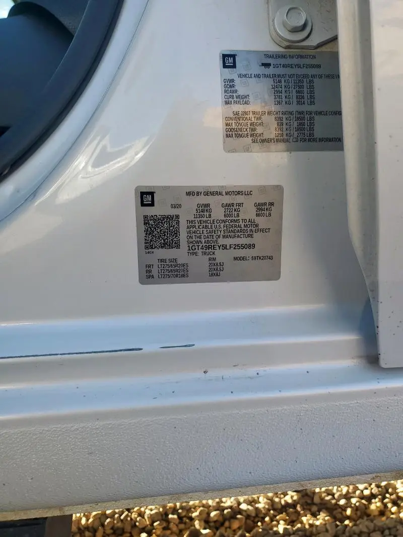 2020 GMC SIERRA K2500 DENALI  