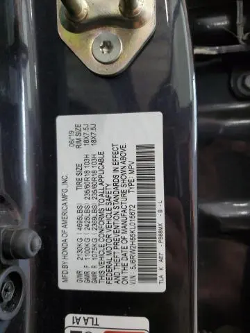 2019 HONDA CR-V EX  