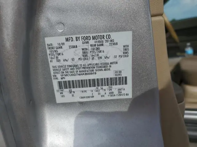 2010 FORD ESCAPE XLT  