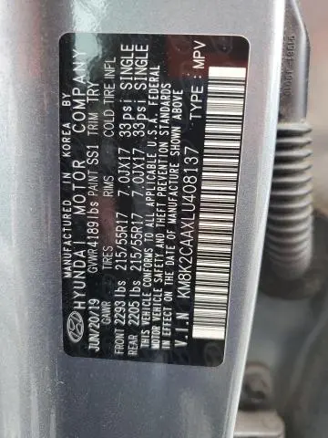 2020 HYUNDAI KONA SEL