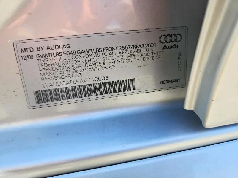2010 AUDI S4 PREMIUM PLUS  