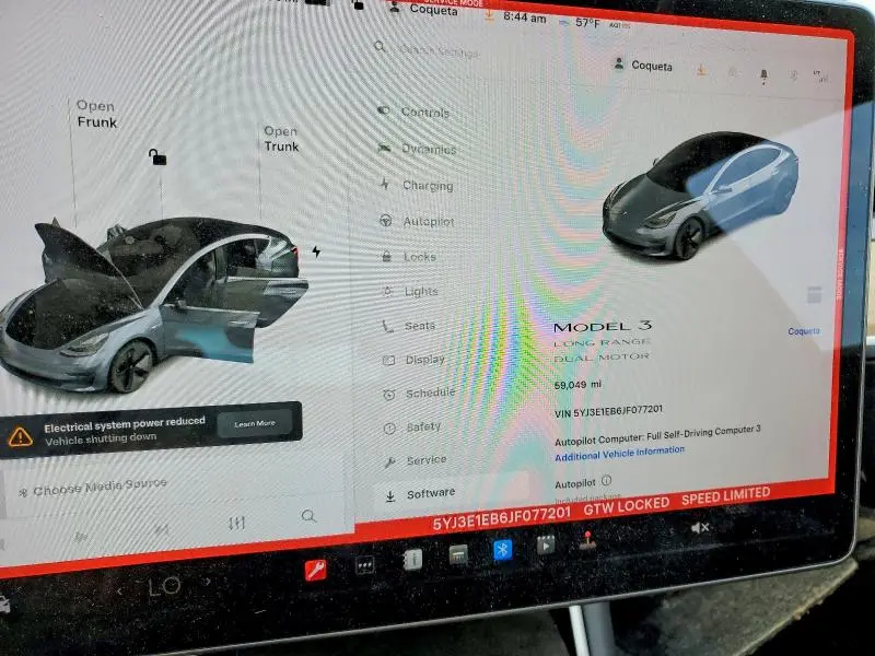2018 TESLA MODEL 3   