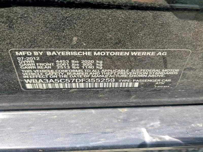 2013 BMW 328 I  