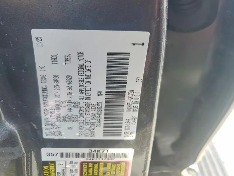 2026 TOYOTA SEQUOIA 1794 EDITION  