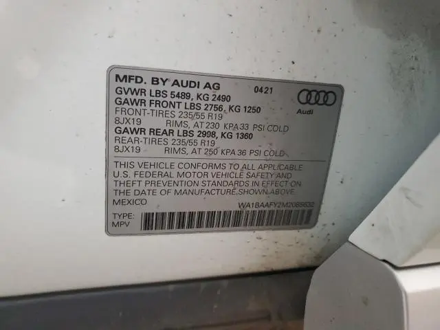 2021 AUDI Q5 PREMIUM PLUS  