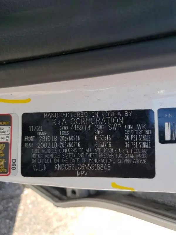 2022 KIA NIRO LXS  