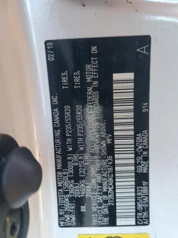 2019 LEXUS RX 350 BASE