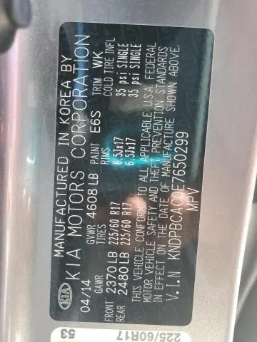 2014 KIA SPORTAGE LX  