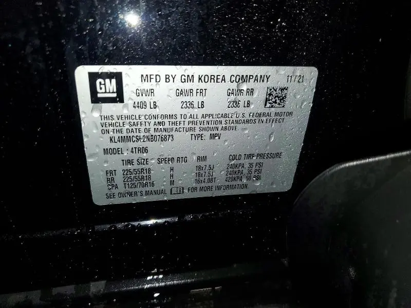 2022 BUICK ENCORE GX PREFERRED  