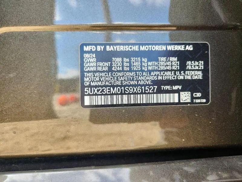 2025 BMW X7 XDRIVE40I  