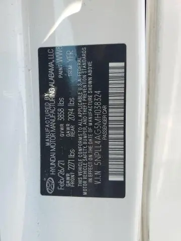 2021 HYUNDAI ELANTRA SE  