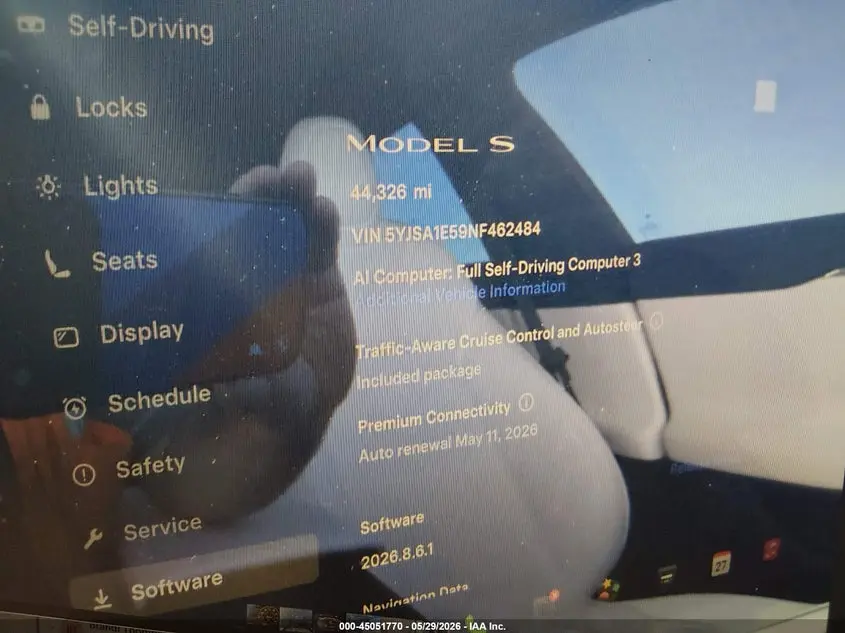 2022 TESLA MODEL S DUAL MOTOR ALL-WHEEL DRIVE