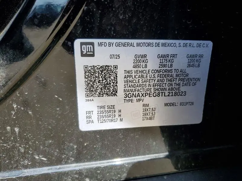 2026 CHEVROLET EQUINOX LT  
