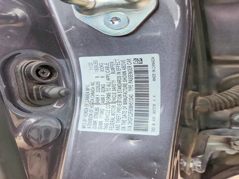 2021 HONDA CIVIC SPORT  