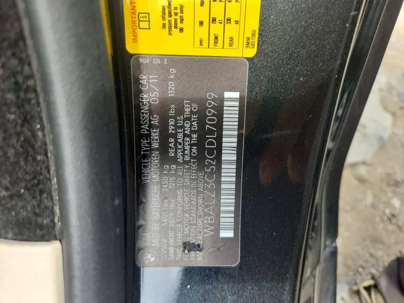 2012 BMW 650 I  