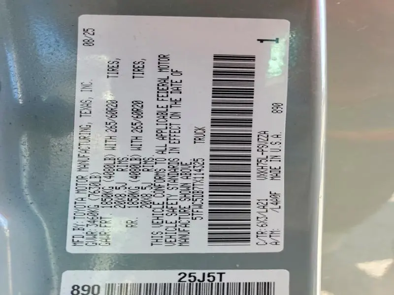 2026 TOYOTA TUNDRA PLATINUM HV  