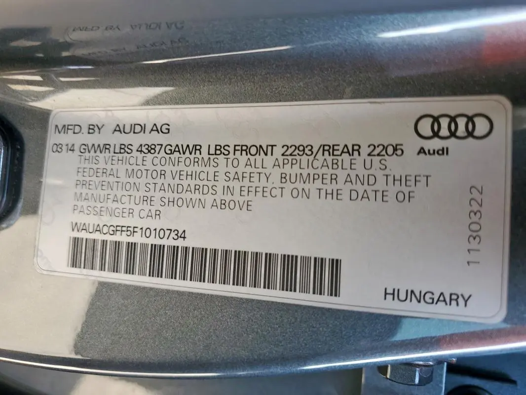 2015 AUDI A3 PREMIUM  