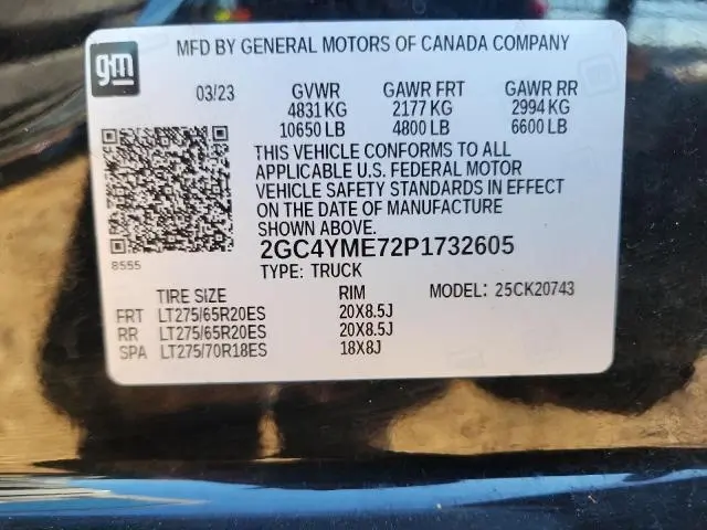 2023 CHEVROLET SILVERADO K2500 CUSTOM  