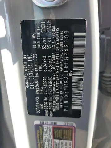 2023 KIA SORENTO SX  