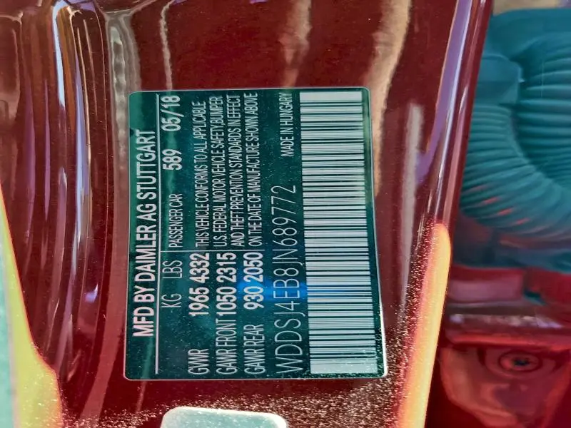 2018 MERCEDES-BENZ CLA 250  