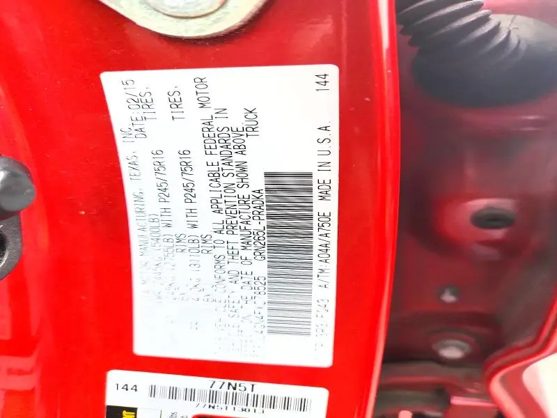 2015 TOYOTA TACOMA DOUBLE CAB PRERUNNER  