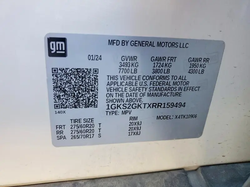 2024 GMC YUKON XL K1500 SLT  