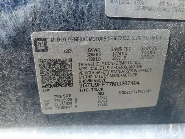 2021 GMC SIERRA K1500 DENALI  
