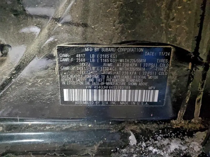 2025 SUBARU CROSSTREK SPORT  