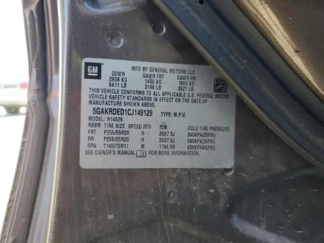 2012 BUICK ENCLAVE