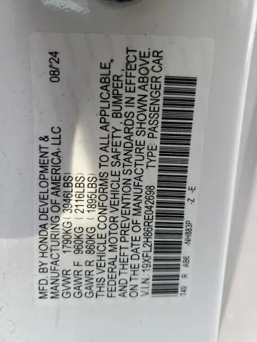 2024 HONDA CIVIC SPORT  