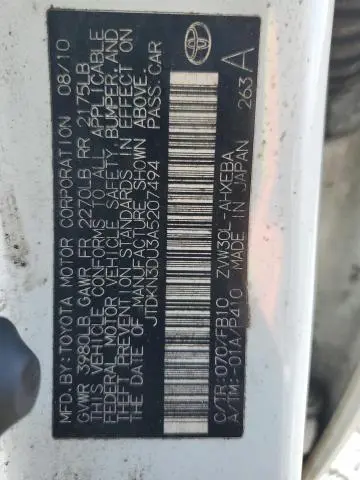 2010 TOYOTA PRIUS   
