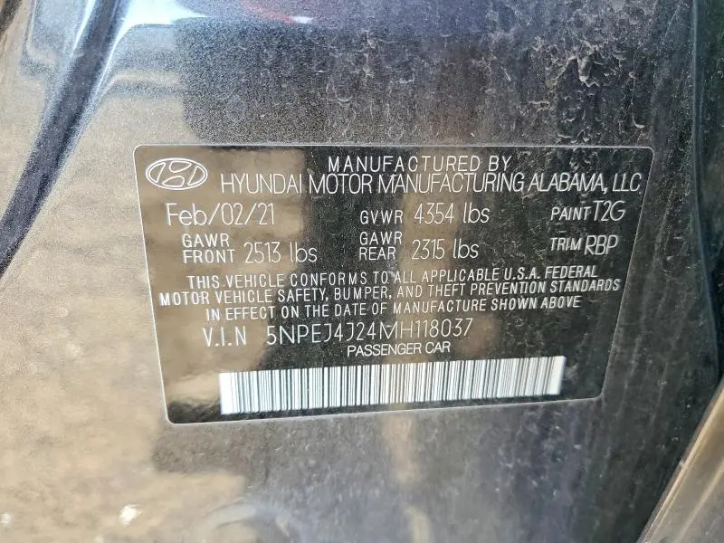 2021 HYUNDAI SONATA SEL PLUS  