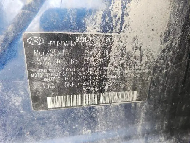 2016 HYUNDAI ELANTRA SE  