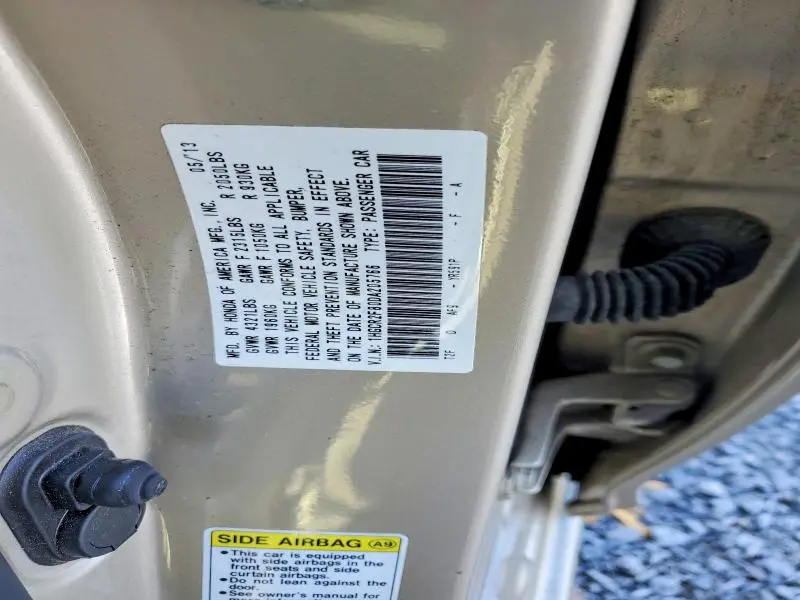 2013 HONDA ACCORD EXL  