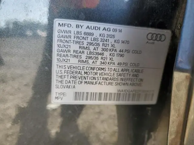 2015 AUDI Q7 PRESTIGE  