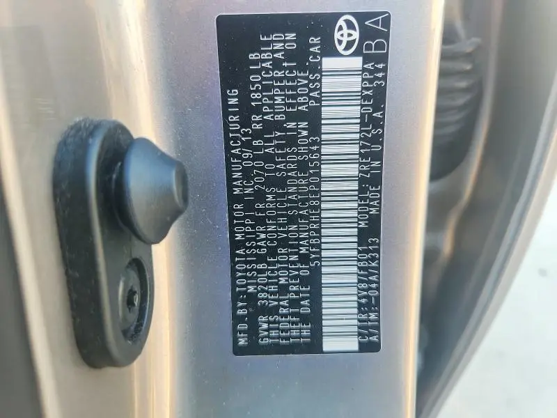 2014 TOYOTA COROLLA LE ECO PLUS  