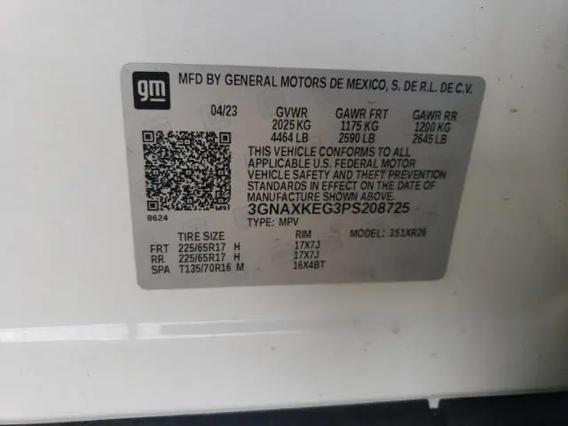 2023 CHEVROLET EQUINOX LT  