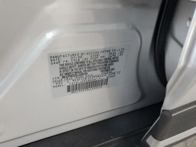 2020 NISSAN KICKS SR  