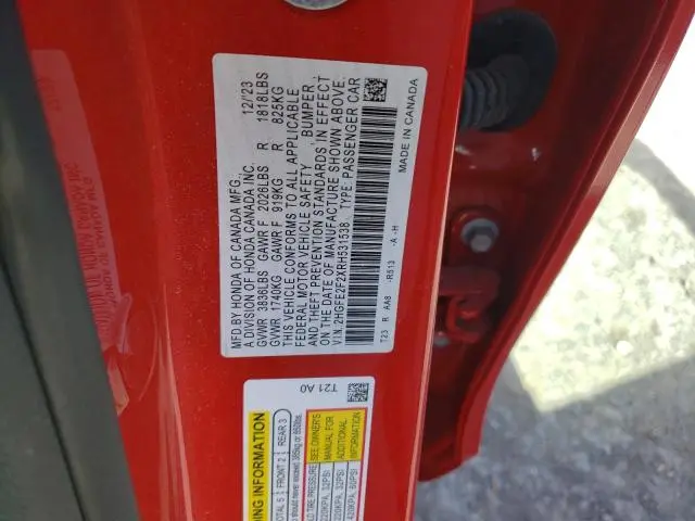 2024 HONDA CIVIC LX  