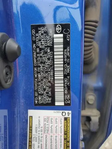 2020 TOYOTA C-HR XLE  