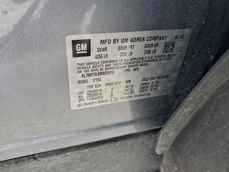 2021 CHEVROLET TRAILBLAZER RS  