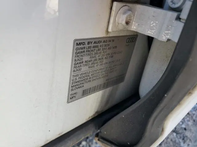 2018 AUDI Q7 PRESTIGE  