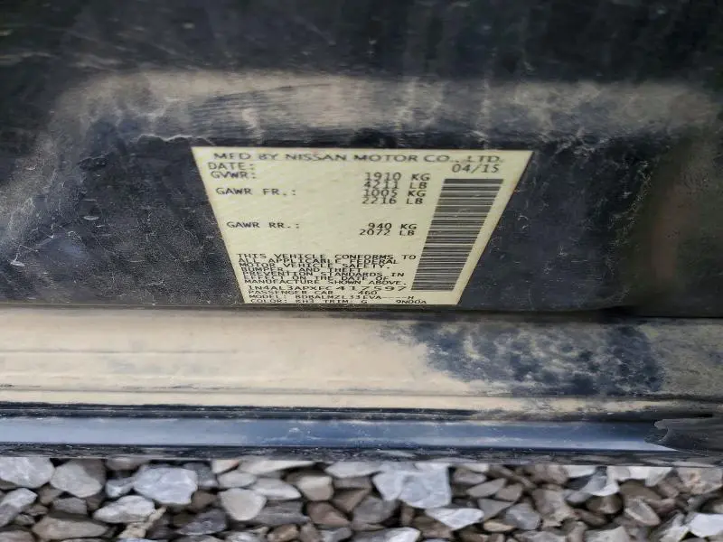 2015 NISSAN ALTIMA 2.5 SV  