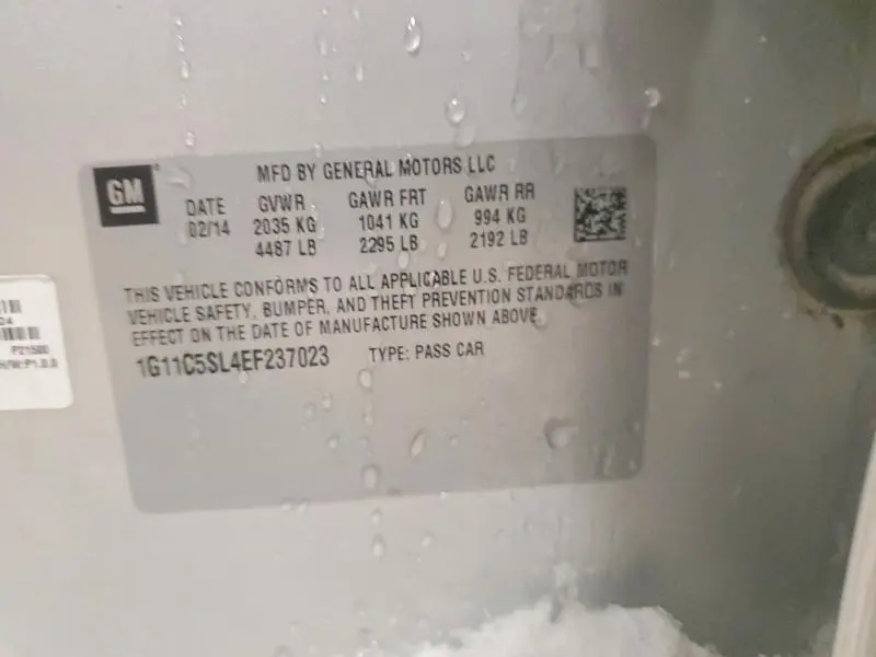 2014 CHEVROLET MALIBU 1LT  