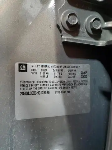 2017 BUICK REGAL SPORT TOURING  