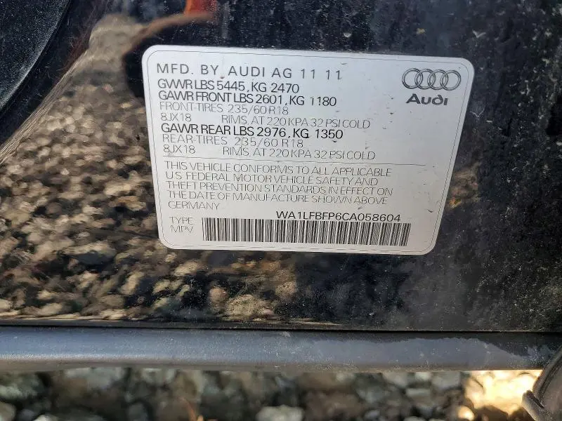 2012 AUDI Q5 PREMIUM PLUS  